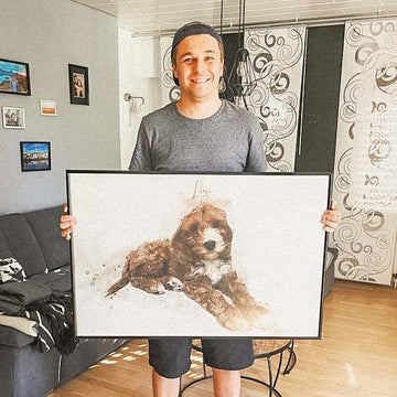 5 Gründe, warum personalisierte Gemälde von AQUARELLS das perfekte Geschenk sind!