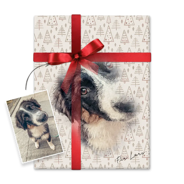 Weihnachtsgeschenk Gemälde nach Fotovorlage