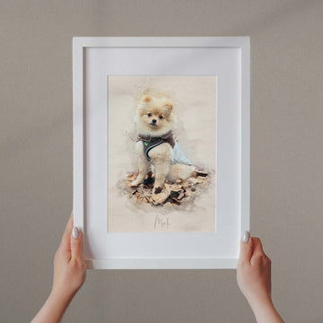 Geschenk für Hundeliebhaber Ein AQUARELLS ist mehr als ein Gemälde: Mit der persönlichen Geschenkidee bereitest du einer lieben Person eine Freude! Hundeportrait als Geschenk, Erinnerung und Andenken