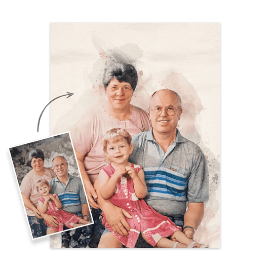 Personalized painting based on a photo