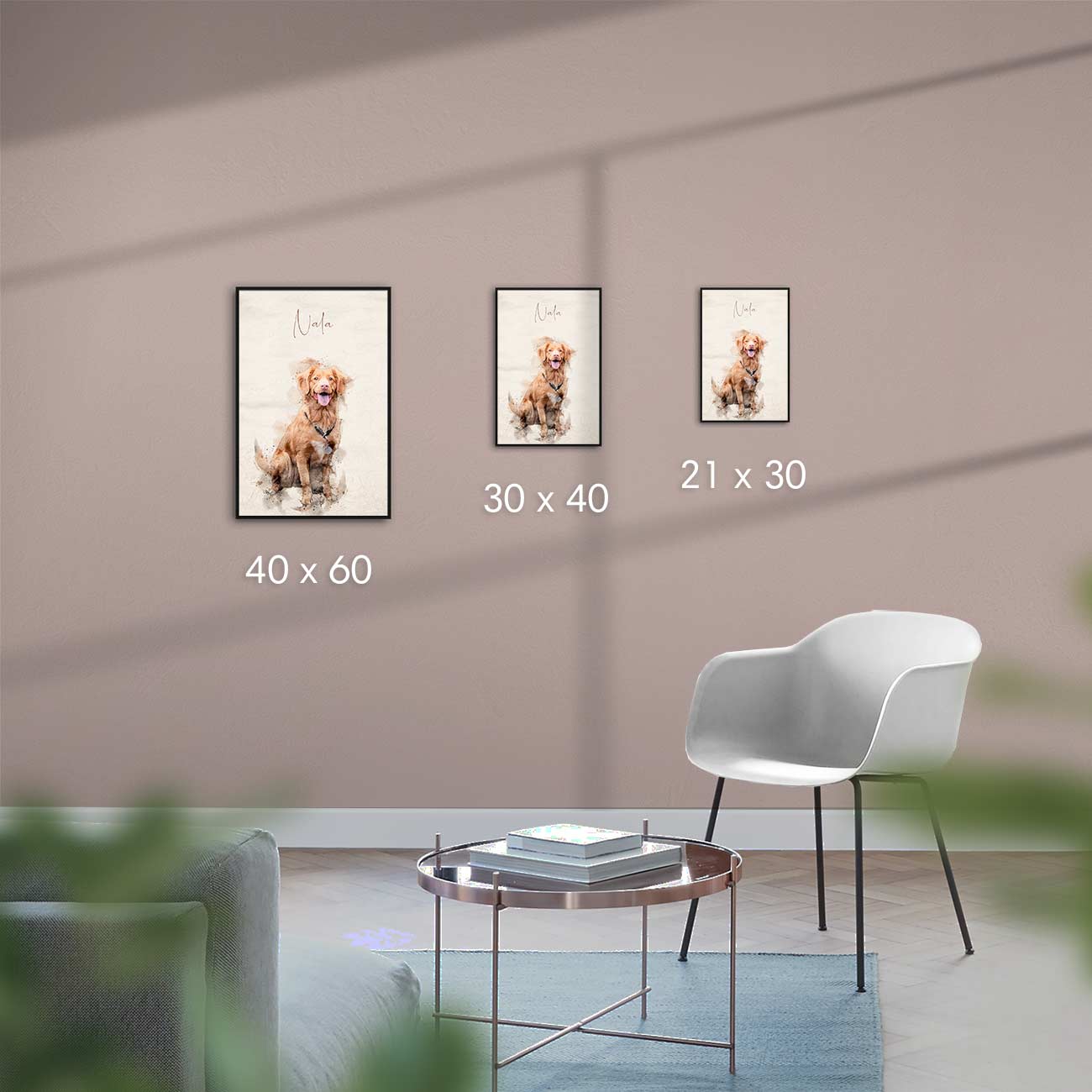 Personalisiertes Gemälde - AQUARELLS