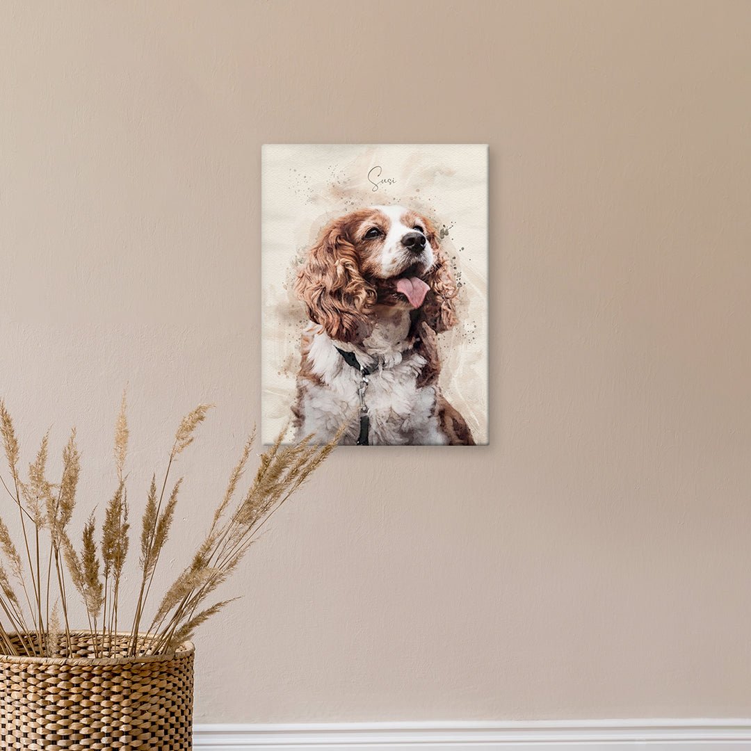 Hundeportrait als Erinnerung an geliebten Hund