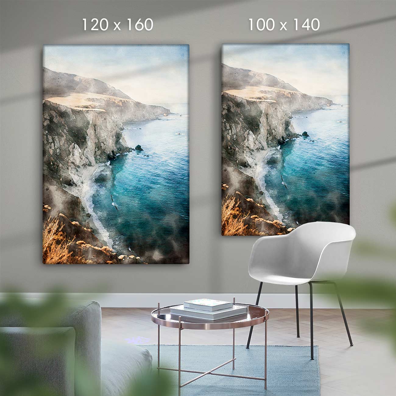 Felsen am Meer - AQUARELLS