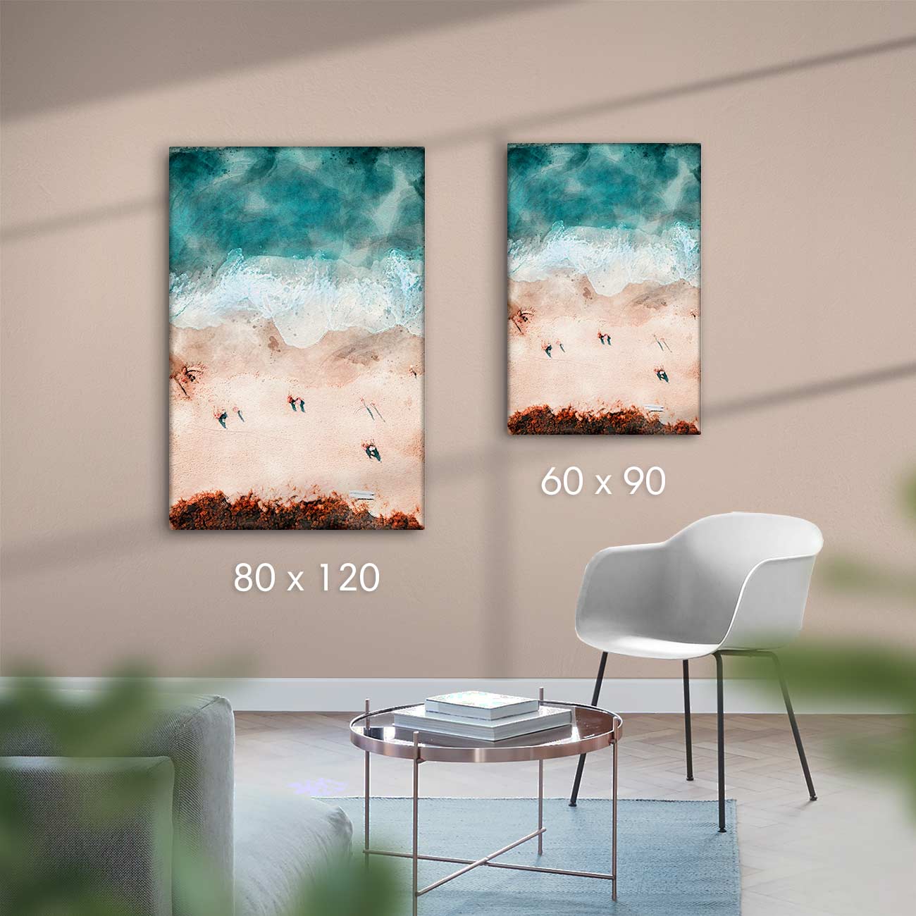 Strand von oben - AQUARELLS