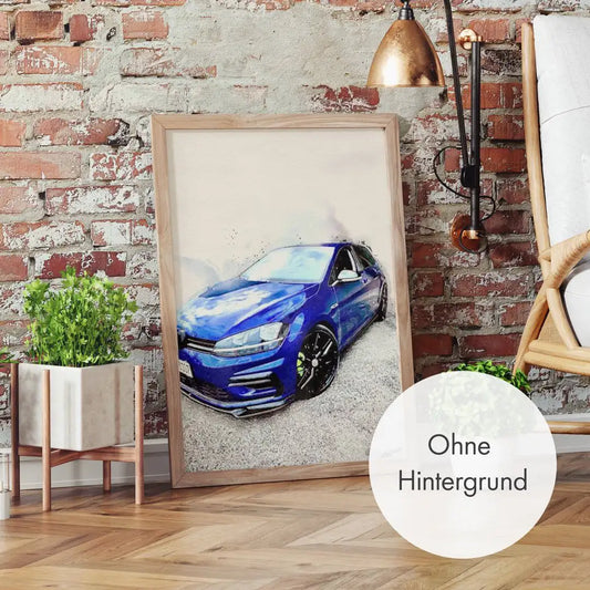 Car painting from photo