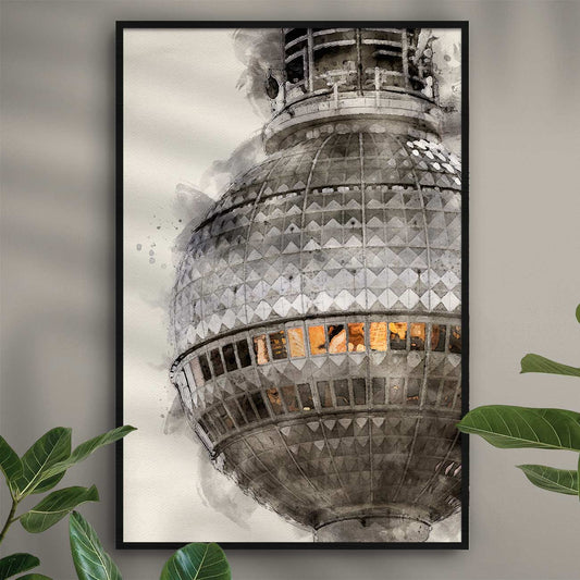 Berliner Fernsehturm - AQUARELLS