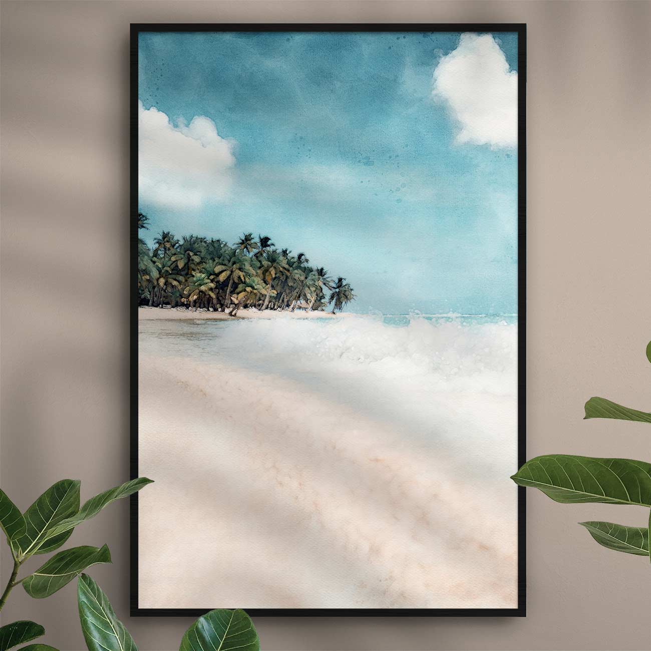 Karibik Strand - AQUARELLS