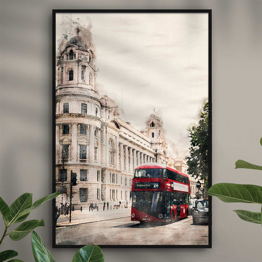 London Bus - AQUARELLS