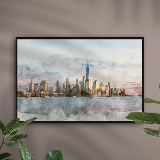 New York Skyline - AQUARELLS