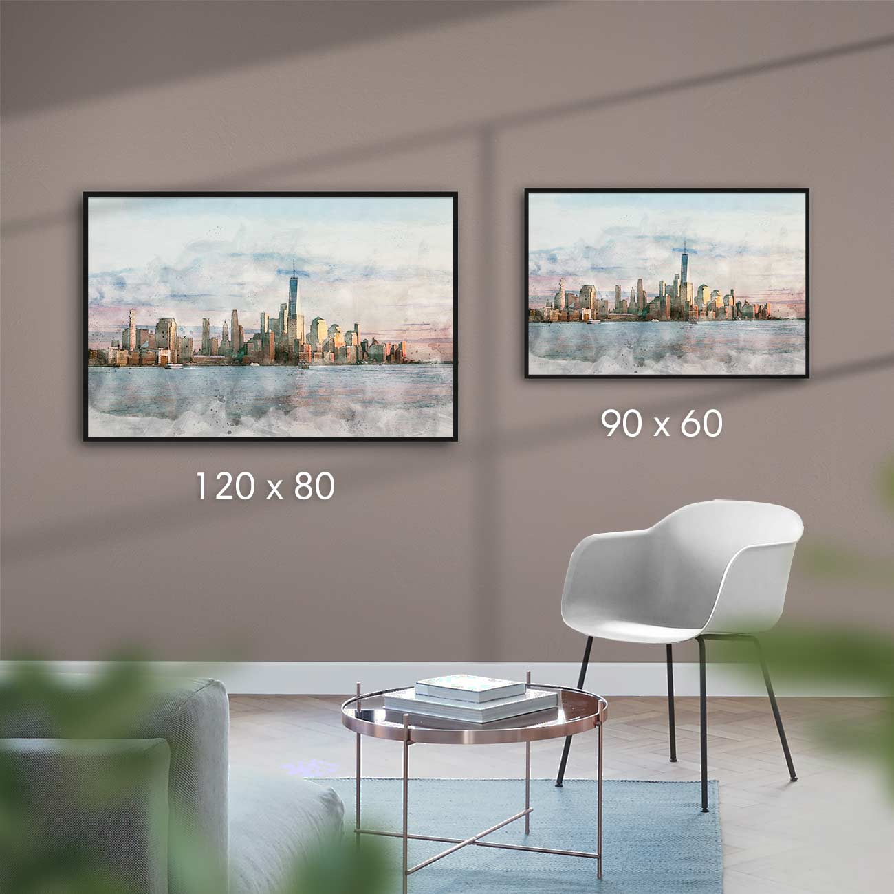 New York Skyline - AQUARELLS
