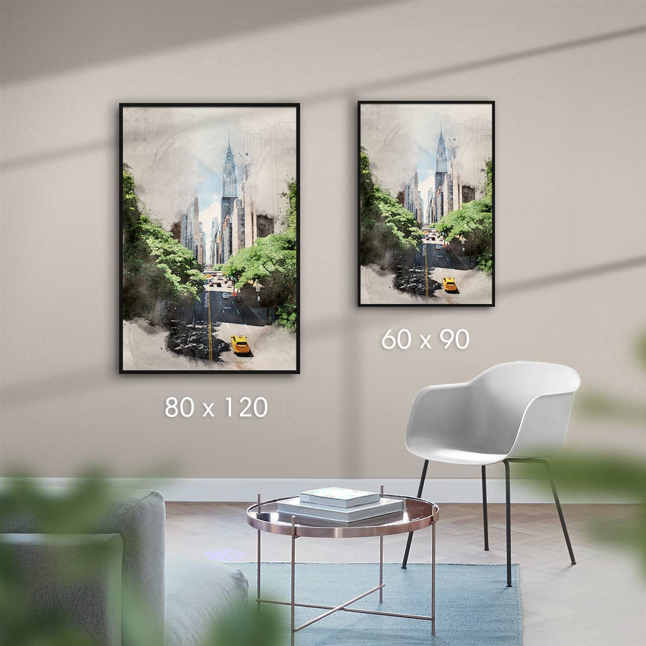 New York Street - AQUARELLS