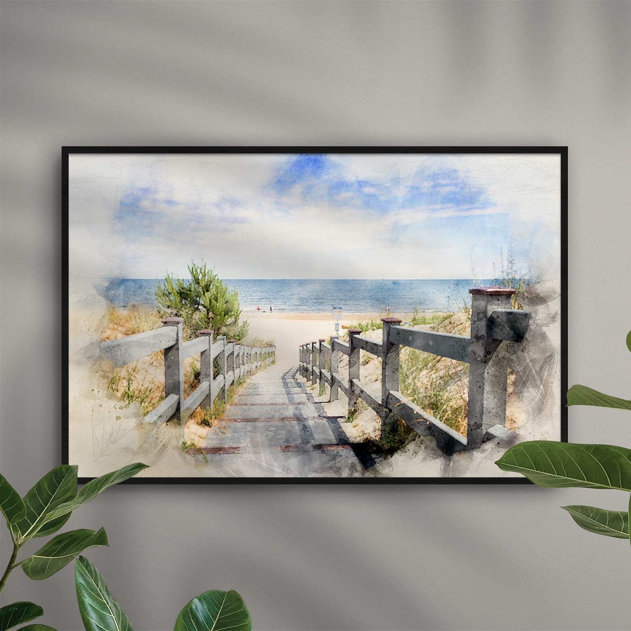 Nordsee Strandweg - AQUARELLS