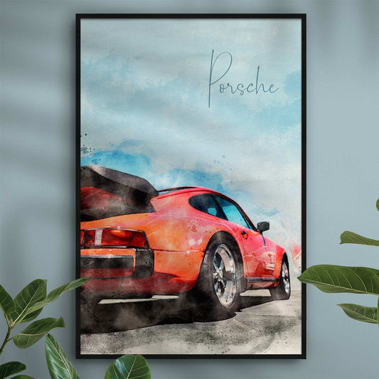 Porsche 911 Turbo 930 - AQUARELLS