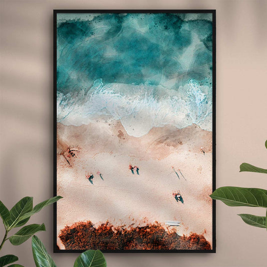 Strand von oben - AQUARELLS