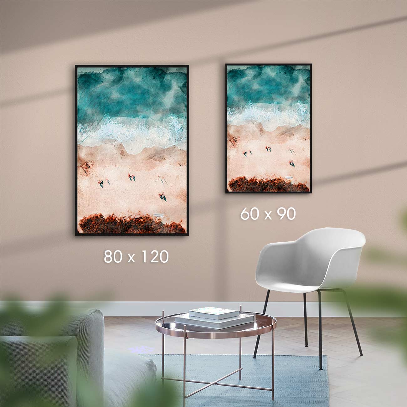Strand von oben - AQUARELLS