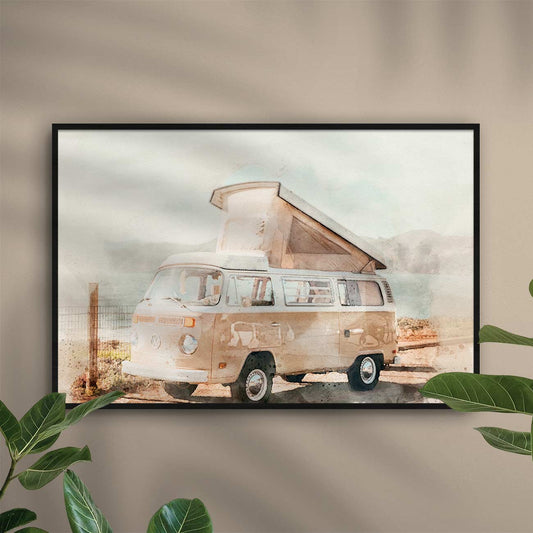 VW Bus - AQUARELLS