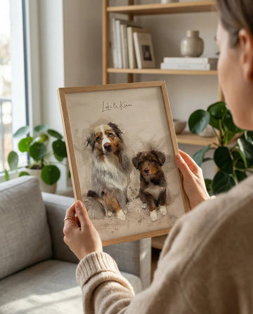 Die Verwandlung: Wie aus einem Foto von Loki & Kenai ein Kunstwerk wurde