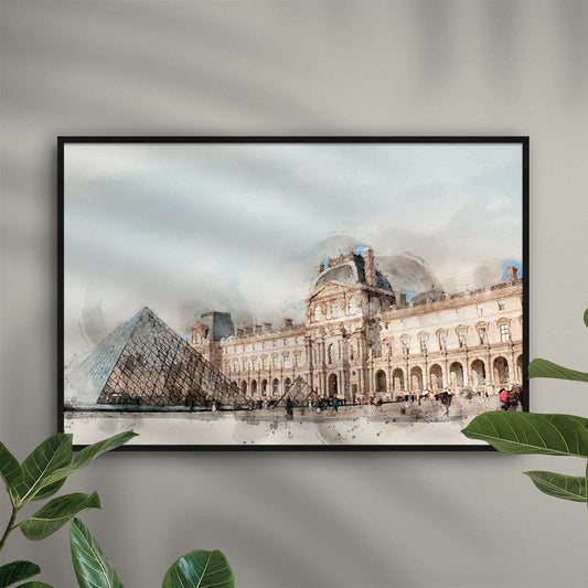 Paris Louvre Museum - AQUARELLS